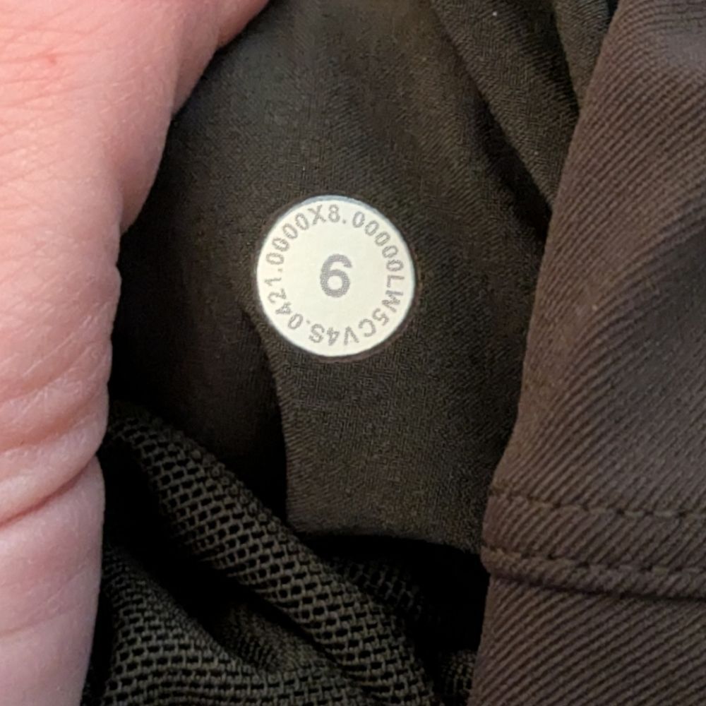 Lululemon Stretch High-Rise Jogger *Full Length Dark Olive Green W5CV4S Size 6 - Picture 6 of 7